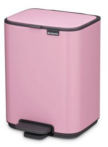Розово стоманено кошче за боклук с педал 4 l Bo – Brabantia