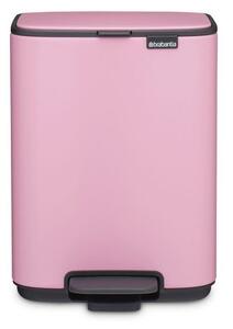 Розово стоманено кошче за боклук с педал 4 l Bo – Brabantia