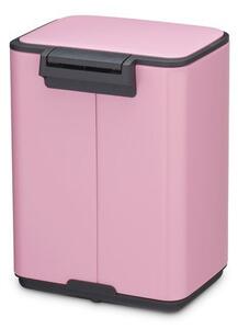 Розово стоманено кошче за боклук с педал 4 l Bo – Brabantia