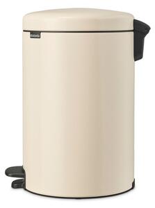 Бежово стоманено кошче за боклук с педал 20 l NewIcon – Brabantia