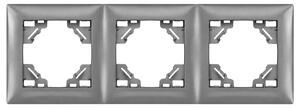 Тройна рамка за контакти OSTE JNH015-3F Grey