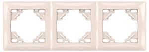 Тройна рамка за контакти OSTE JNH015-3F Beige