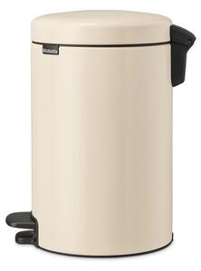 Бежово стоманено кошче за боклук с педал 12 l NewIcon – Brabantia