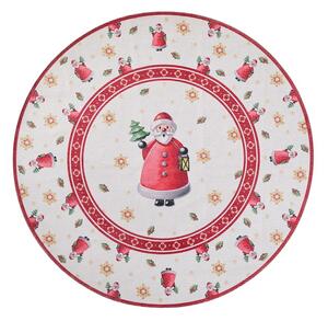 Червен кръгъл килим с коледен мотив ø 160 cm Toy's Delight Santa Claus – Villeroy&Boch