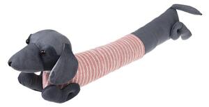 Розово-сиво уплътнение за врата 17x76 cm Sausage Dog – Rex London