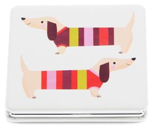 Козметично увеличително огледало 7x7 cm Sausage Dog – Rex London