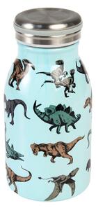 Светлосиня детска бутилка от неръждаема стомана 250 ml Prehistoric Land – Rex London