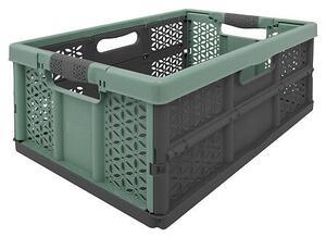 Сгъваема кутия 5five Fold'N'Box, Полипропилен, 32L, Черна