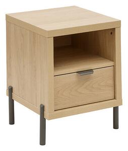 Нощно шкафче 5five Alvo, MDF, Натурален беж, 50.5 cm