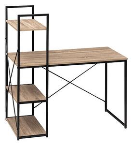 Бюро с рафтове 5five Aliaj, МДФ, 113 cm, Черно