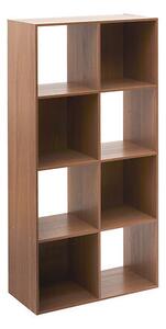 Рафт с 8 отделения 5five Mix'n Modul, Орехов ефект, 134 cm