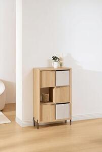 Етажерка с 6 отделения и 3 врати 5five Alvo, MDF, 116.5 cm, Бежова