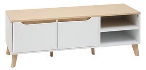 ТВ шкаф 5five Luma, MDF, Бял, 120 cm