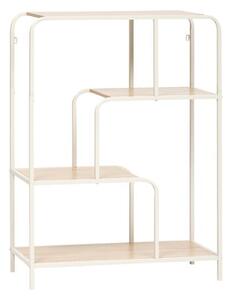 Конзолна маса 5five, 4 рафта, MDF, Бежова, 76 cm