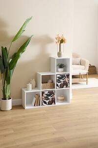 Стълбовиден рафт 5five Mix'n Modul, MDF, Бял, 102 cm