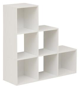 Стълбовиден рафт 5five Mix'n Modul, MDF, Бял, 102 cm