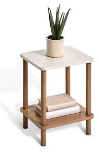 Нощно шкафче 5five Côme с рафт, MDF, Кафяво, 44 cm
