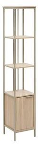 Етажерка с врата FIVE Duna, MDF, 176 cm, Пясъчен