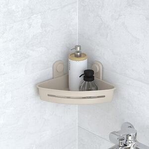 Ъглова етажерка за душ 5five Easybath, Полипропилен, Бежова