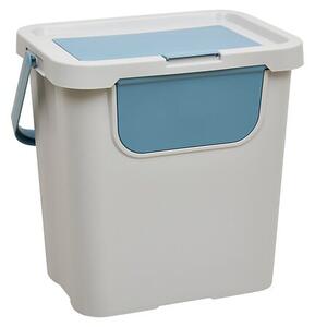 Кош за отпадъци 5five, PP рециклирана пластмаса, 24L, Сив