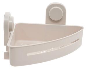 Ъглова етажерка за душ 5five Easybath, Полипропилен, Бежова