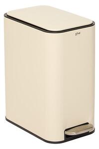 Кош за боклук с педал 5five Delta Slim, Метал, 20L, Глина