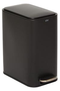 Кош за боклук 5five Delta Slim, Метал, 20L, Черен