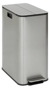 Кош за боклук 5five Delta Butterfly, Инокс, 2x28L, Сребрист