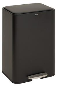 Кош за боклук 5five Delta, Метал, 50L, Черен
