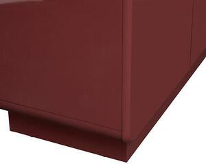 Скрин atmosphera Douglas Gloss, 2 врати, MDF, Бордо, 80 cm