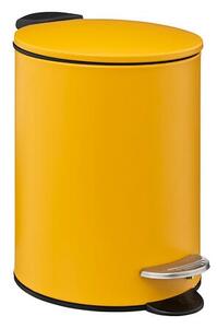Кош за боклук 5five Colors Artique, Метал, Педал, 3L - Горчица