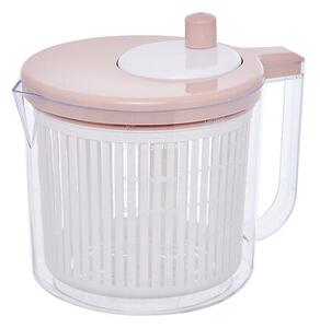 Центрофуга за салата 5five Poly, Ръчна, 2.5L - Розов