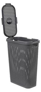Кош за пране 5five, Ратан, 40L - Бял