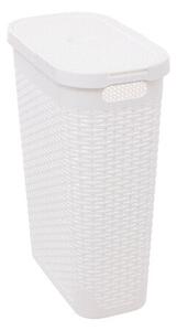 Кош за пране 5five, Ратан, 40L - Бял