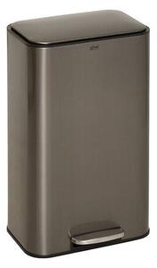 Кош за боклук с педал 5five Delta, Метал, 30L - Карбон