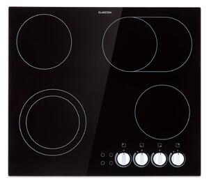 Klarstein EasyCook, керамичен котлон, 6100 W, въртящ се бутон, черен