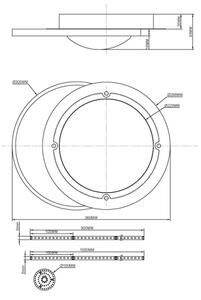 Globo 41785 - LED таванно осветително тяло MOON LED/30W/230V 4000K