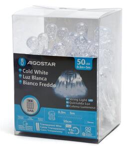 Aigostar - LED Екстериорни декоративни лампички 50xLED/8 функции 5,3m IP44 студено бяло