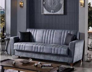 Диван Apolon - 92 х 82 х 225 cm, сив