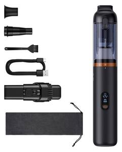 Прахосмукачка Baseus A5 Air, ръчна, безжична, 90W, многостепенен филтър, безчетков мотор, черна