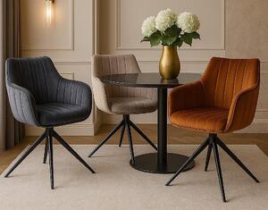 Трапезен стол Colin Velvet - 63 х 53 х 85 cm, различни цветове