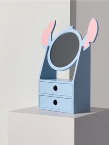 Sinsay - Огледало с чекмеджета за съхранение Stitch - светлосиньо