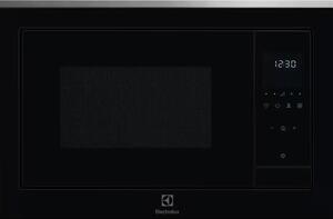 Микровълнова фурна Electrolux LMS4253TBX, за вграждане, с грил, електронно управление, 900W, 23л, 5 степени на мощност, черна