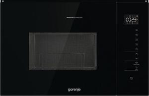 Вградена микровълнова фурна Gorenje BMI251SG3BG, 25 л, 1200 W, 5 нива, 15 програми, Грил, Размразяване, AquaClean, Черен