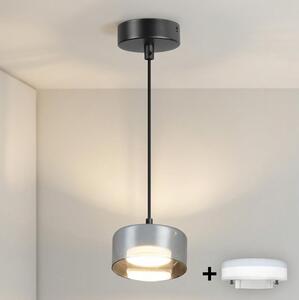 Brilagi - LED RGB димируем полилей AURA LUX 1xGX53/14W/230V Wi-Fi Tuya черен/опушен