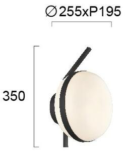 Настенно осветително тяло PALMA 1xE27/40W/230V черно