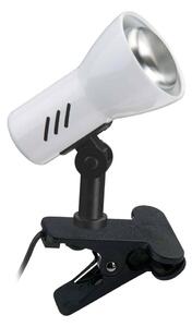 Briloner 2794/016P - Лампа с щипка 1xE14/40W/230V черна/бяла