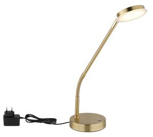 Globo 58504TM - SILVIO настолна LED лампа със сензорно димиране LED/6,5W/230V месинг