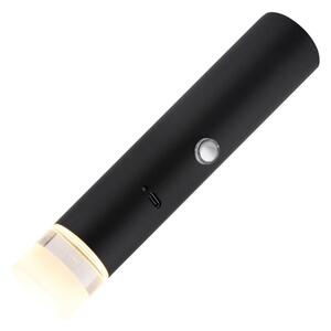 Globo 16060 - LED димираща сензорна акумулаторна лампа 2 в 1 PELO LED/2W/230/5V черна