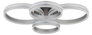 Globo 67377-90 - Димируем LED плафон FRANCINE LED/90W/230V сребрист+ДУ